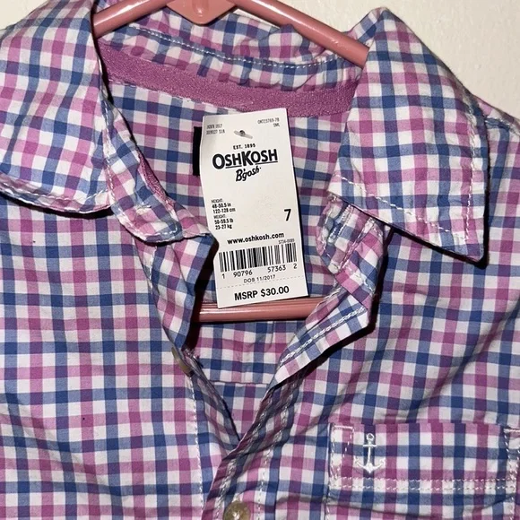 BRAND NEW OshKosh B’gosh kids shirt. - Picture 2 of 5